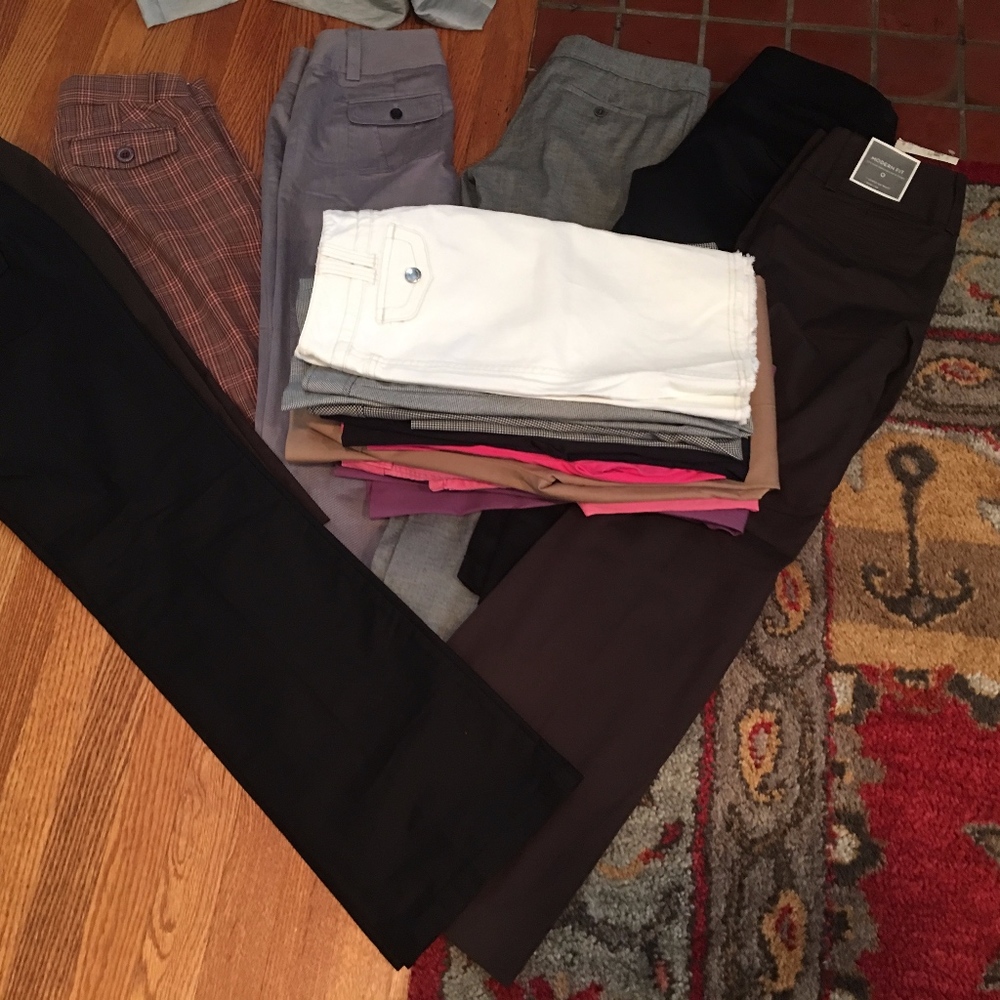 Size 0 designer pants both long and short